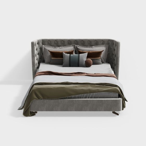 Urban Comfort Bed 3D model