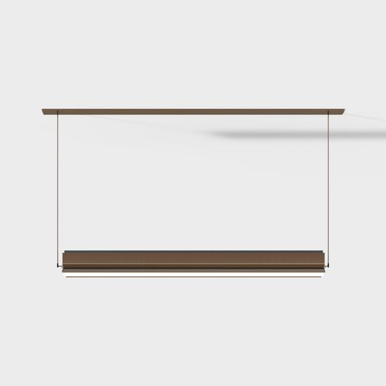 Modern Minimalist Hanging Bookshelf 3D model