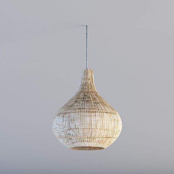 Stylish Low-Poly Chandelier 3D Model for Modern Spaces