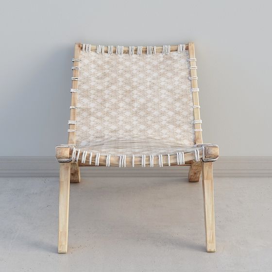 Simple Weave Chair 3D model for Creative Designs