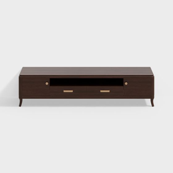 Modern Minimalist TV Cabinet 3D model