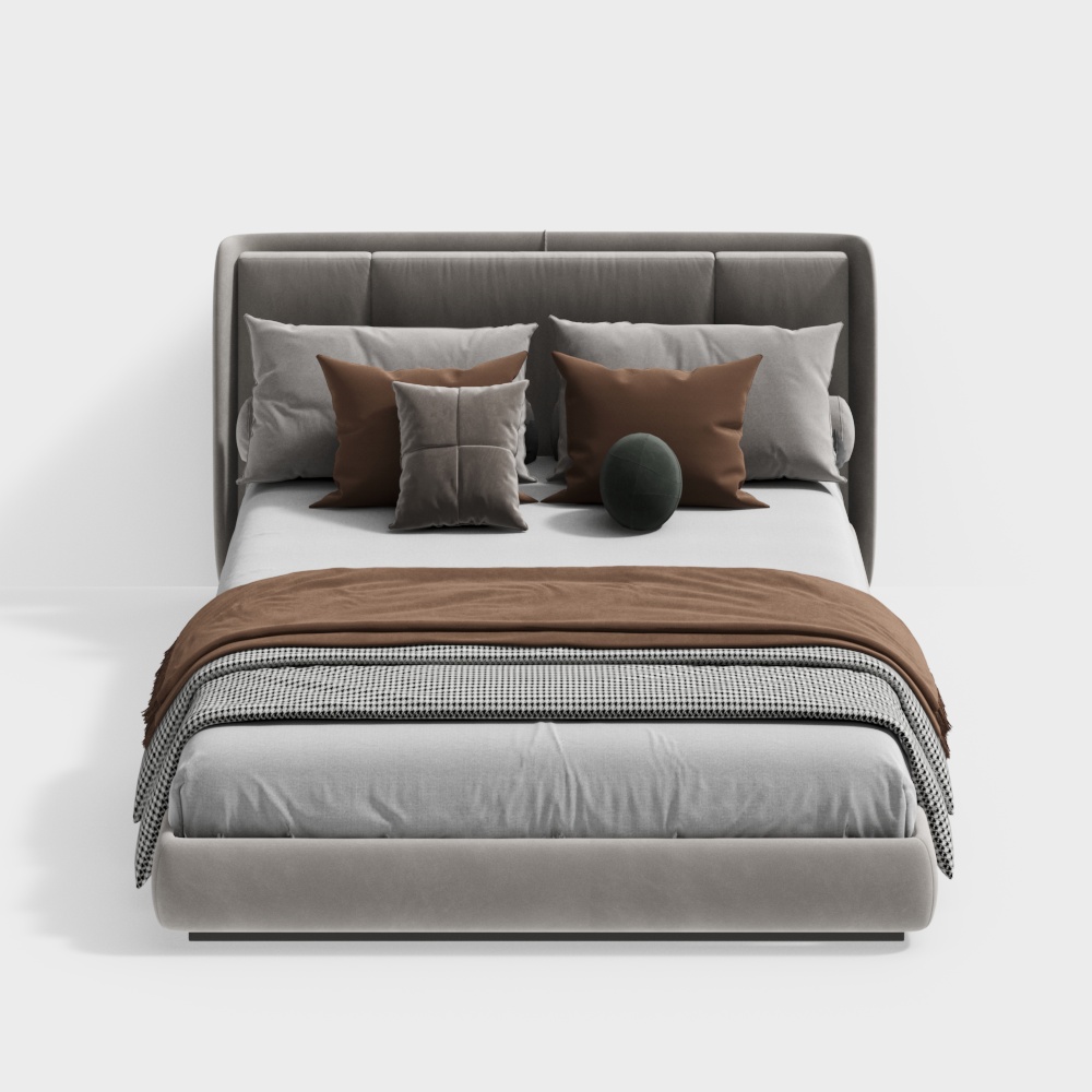 Shuixi 180 square south bed with bedding