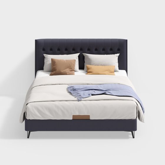 Giường mềm phong cách cổ điển clj-mf-9979 cao cấp hiện đại - 180