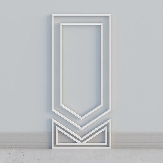 Elegant Low-Poly 3D Model for Modern Design