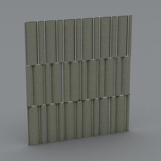 Origami Screen 3D model in Low Polygon Style