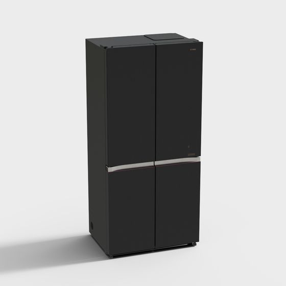 Modern Minimalistic Refrigerator 3D model