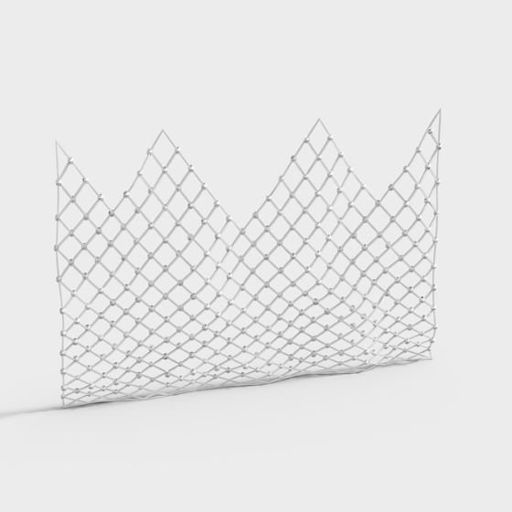 Stylish Metal Mesh 3D Model for Creative Projects