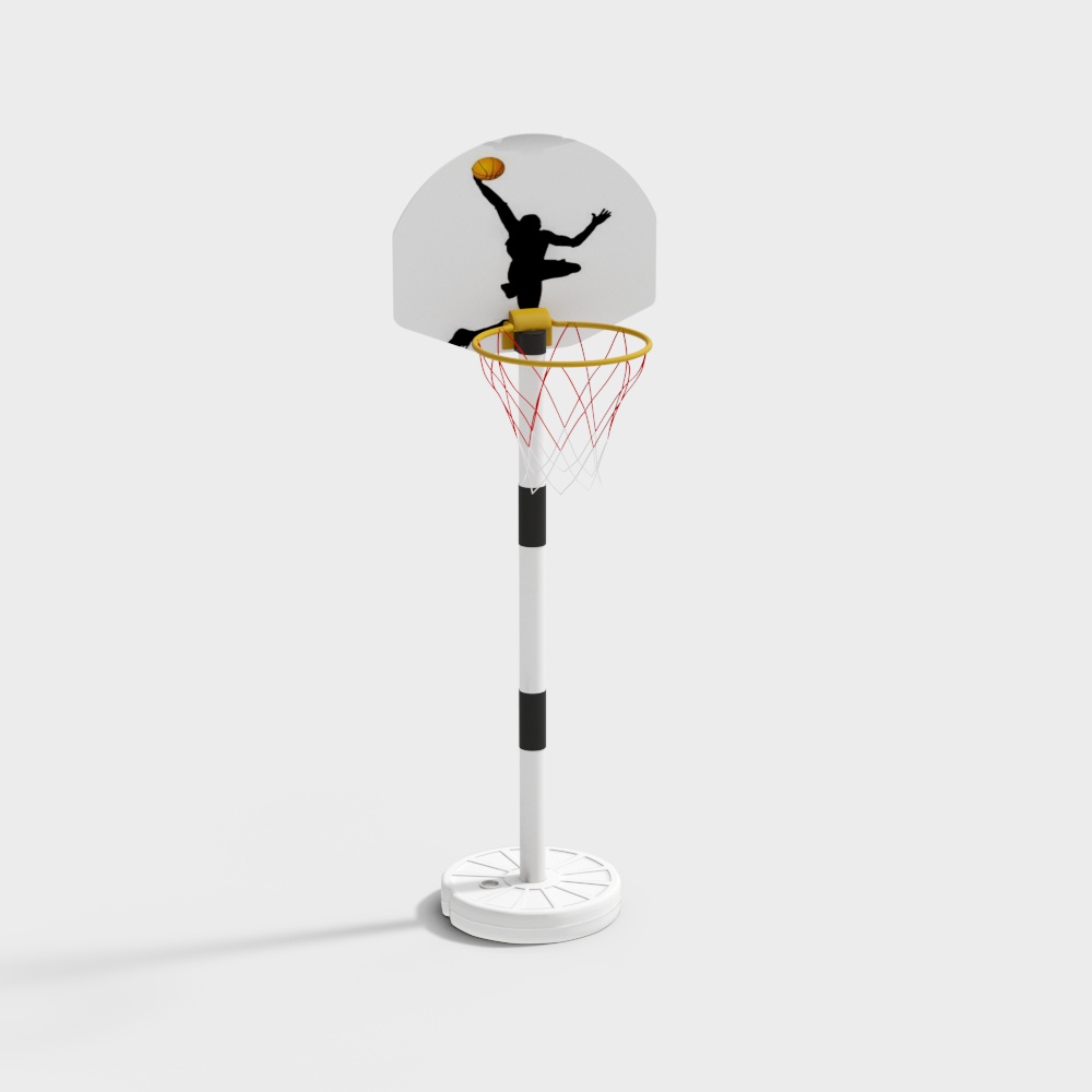 Modern basketball hoop