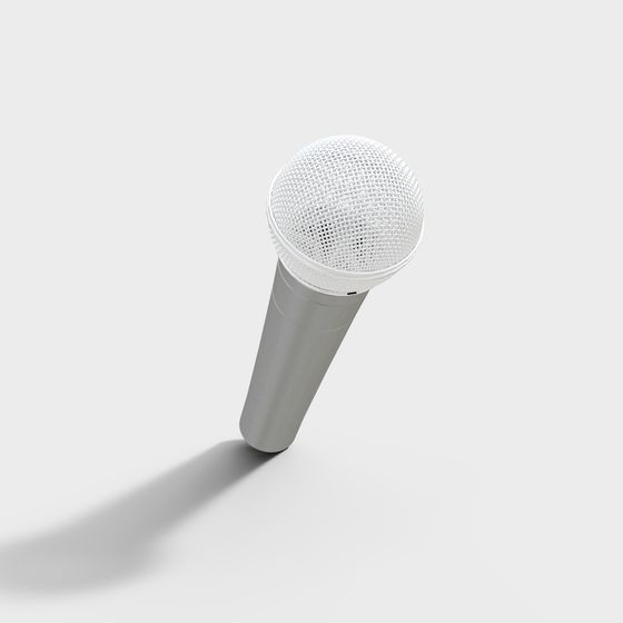 Modern Low-Polygon Microphone 3D model