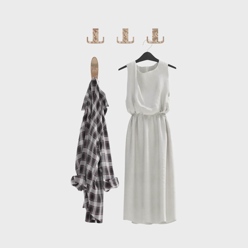 Fashion on Hanger 3D model