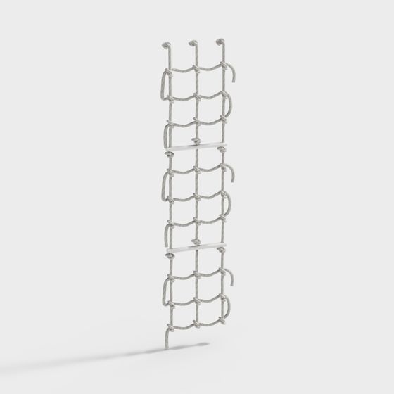 Stylish Rope Ladder 3D model for Creative Projects