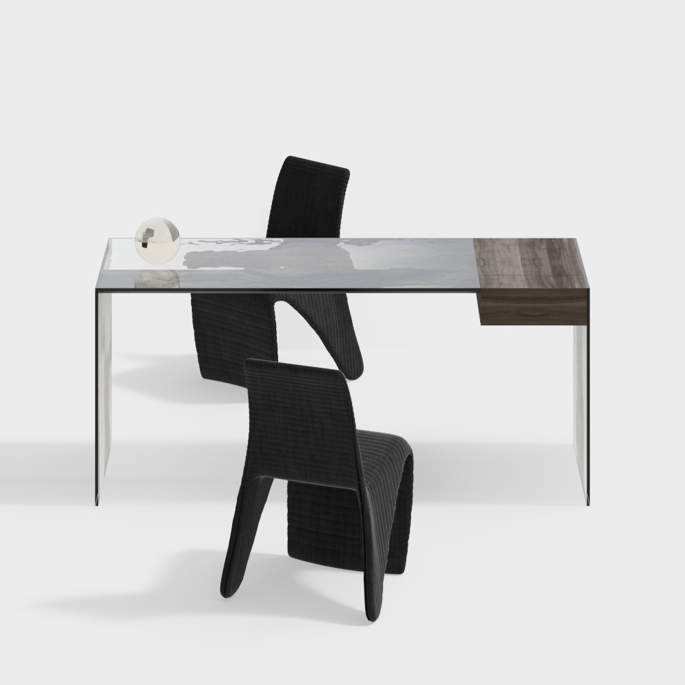 Combinazione Scrivania e Sedia Wabi-sabi