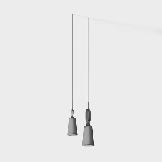 Modern Suspended Light 3D model