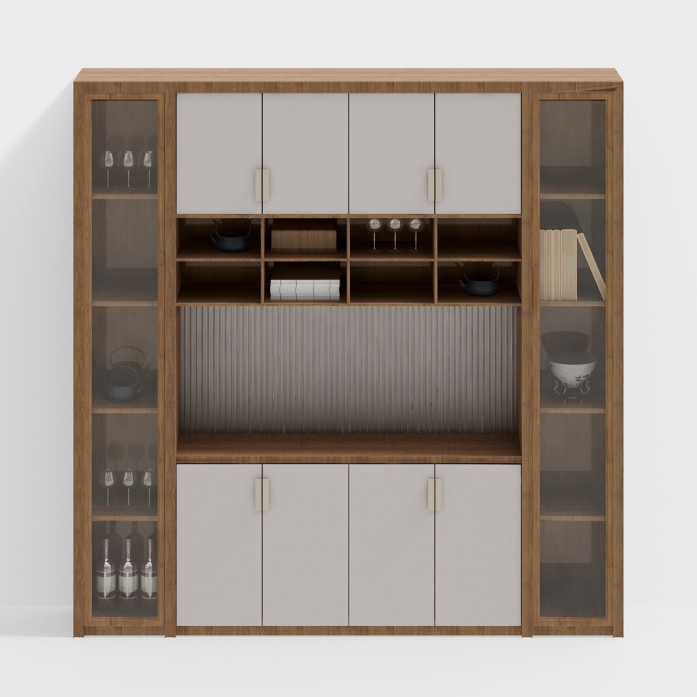 Tủ búp phê kiểu Bắc Âu