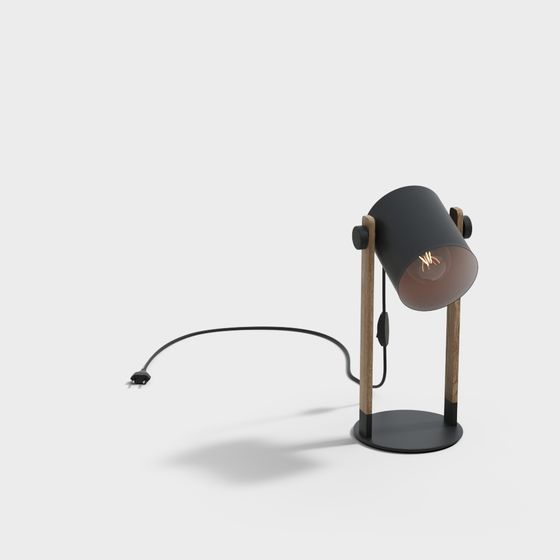 Elegant Modern Table Lamp 3D model