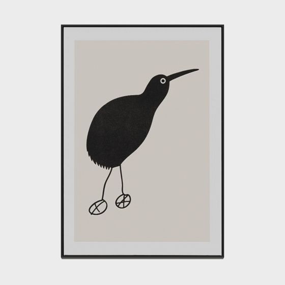 Kiwi Bird 3D model - Unique Low-Poly Design