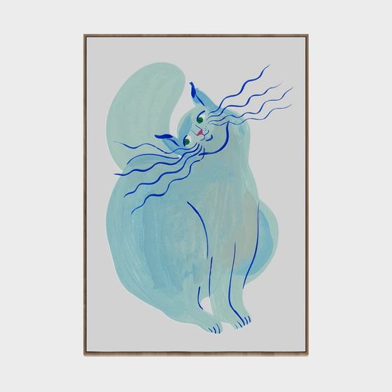 Water Spirit Cat 3D Model