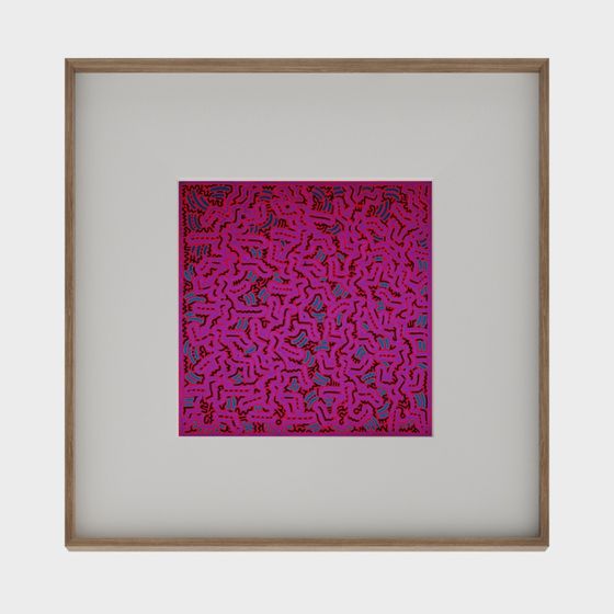 Neon Maze 3D Model for Creative Projects