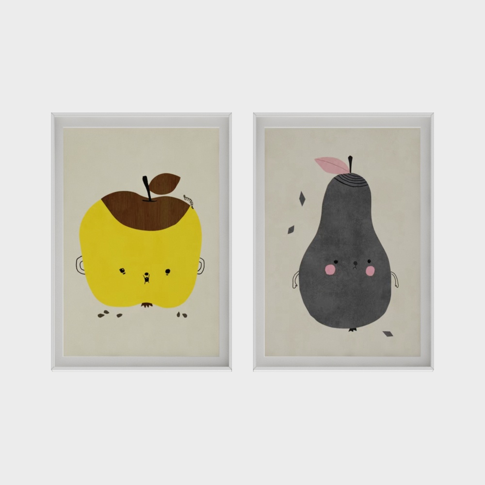 Modern hanging pictures