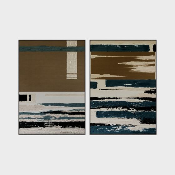 Abstract Frame 3D Model with Unique Low-Poly Design