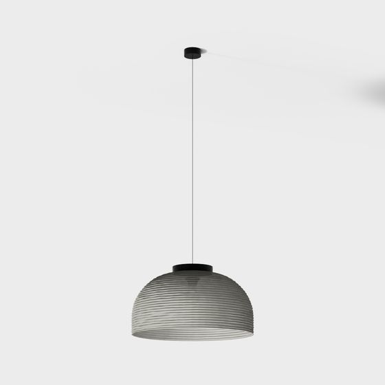 Streamlined Pendant Light 3D model