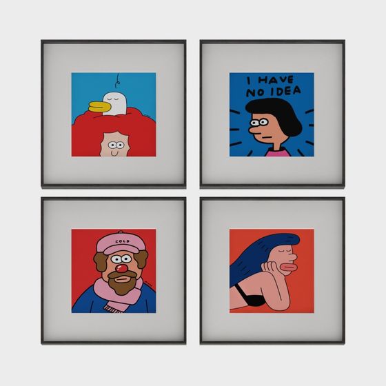 Vibrant Cartoon Character 3D Models Collection