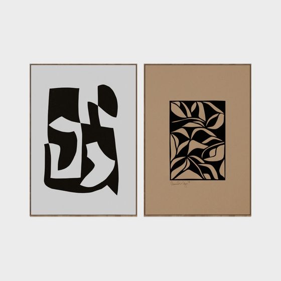 Abstract Art Frame 3D Model for Creative Spaces