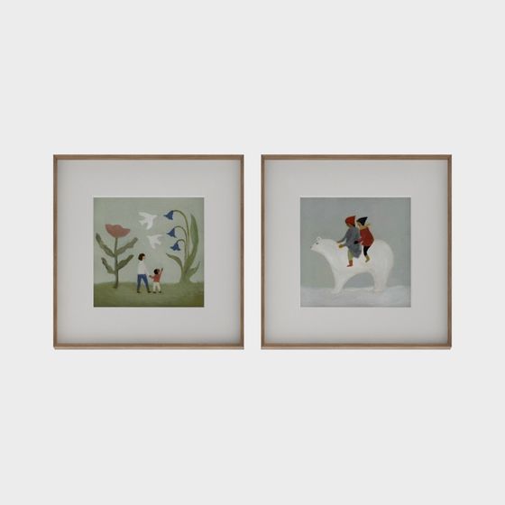 Whimsical World 3D Model