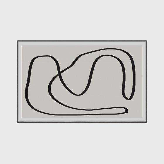 Minimalist Abstract 3D Artwork Model