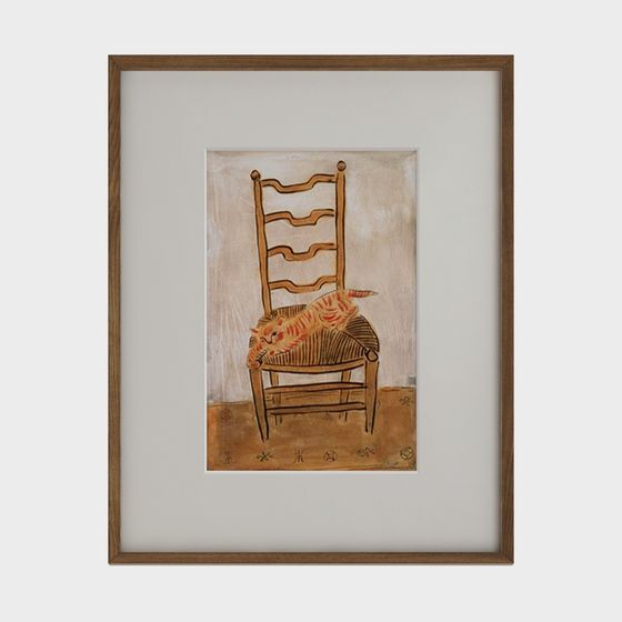 Cat Chair 3D model with Low Polygon Aesthetic