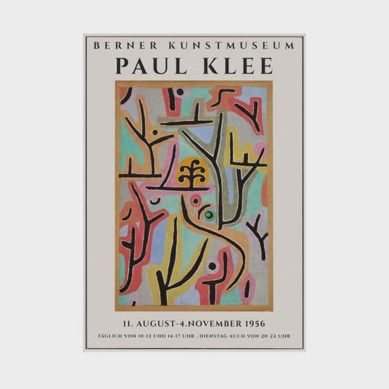 Bern Art Museum Exhibition Poster 3D model