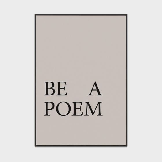 Be a Poem 3D Model