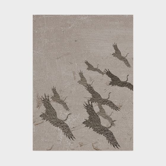 Flock of Birds 3D Model for Creative Spaces