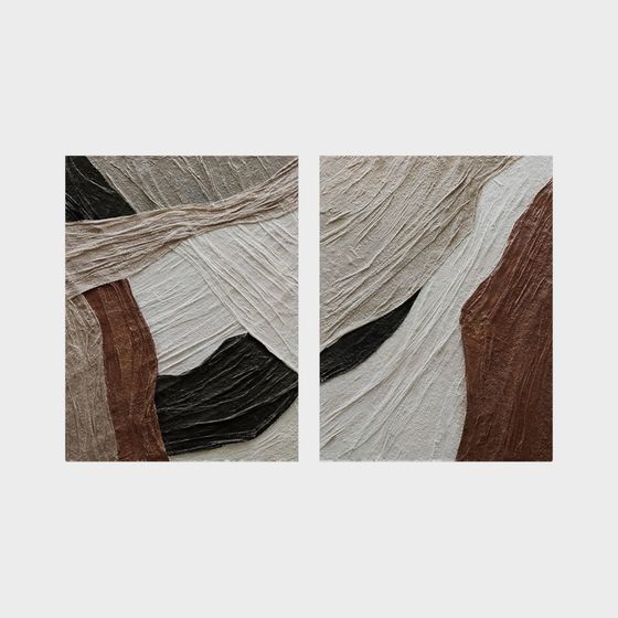 Подвешенная картина в стиле Ваби-Саби