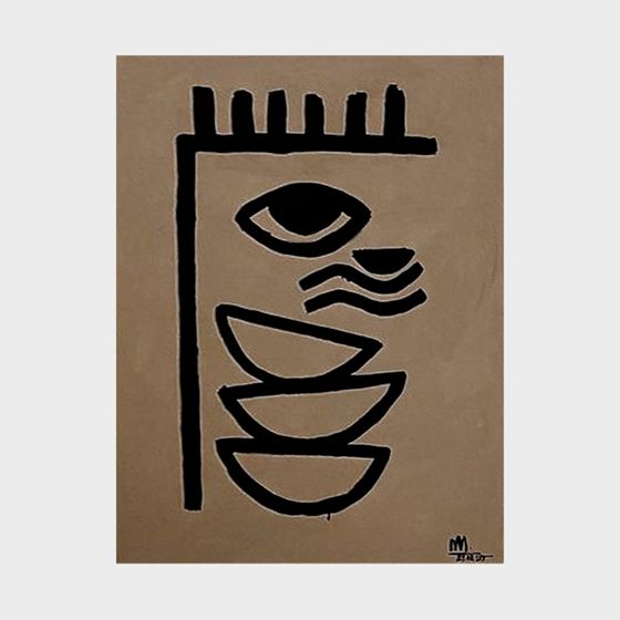 Abstract Mask 3D Model Design