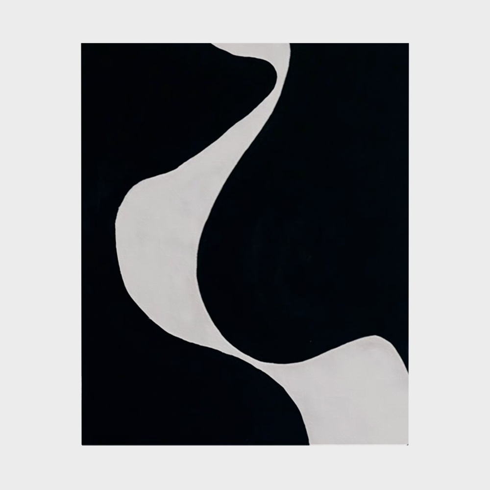 Abstract Curve Low-Poly 3D Model