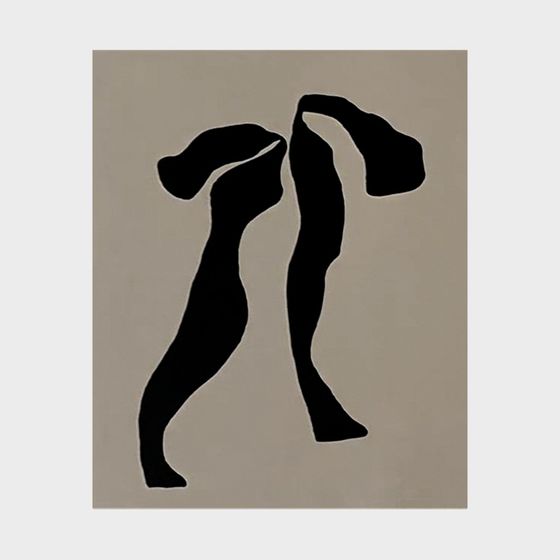 Dual Silhouette Dancers 3D model