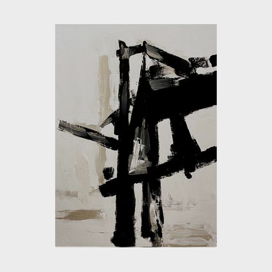 Abstract Architectural 3D Model in Low Poly Style