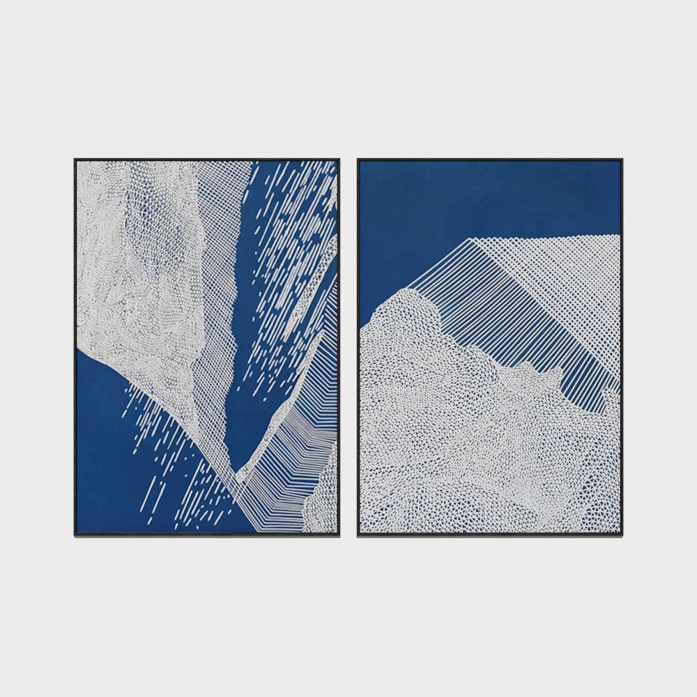 Abstract Mountain River 3D Model – Low-Poly Nature Design