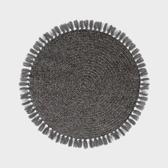 Elegant Tassel Rug 3D model for Modern Interiors