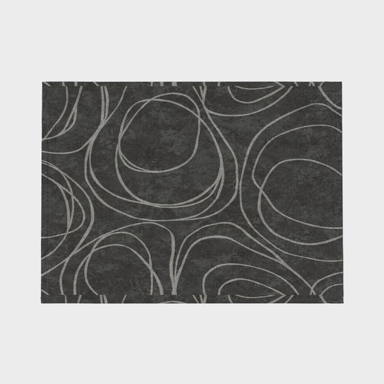 Abstract Swirl Rug 3D model