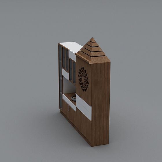 Urban Oasis Bookshelf 3D model