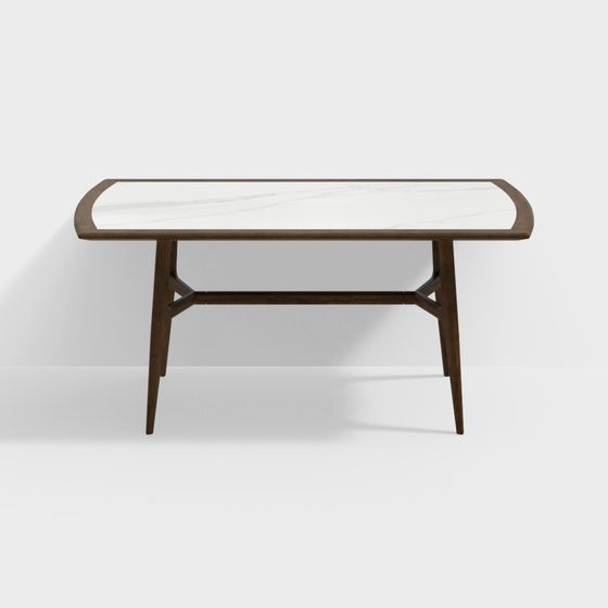 Mid-Century Modern Console Table 3D model
