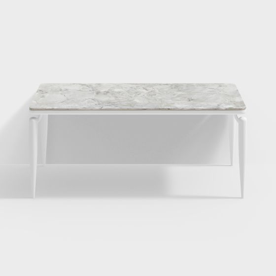 Elegant Marble Coffee Table 3D model