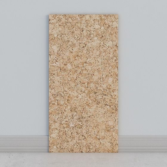 Natural Cork Board 3D model for Modern Design