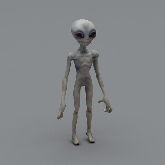 Unique Alien Character 3D model
