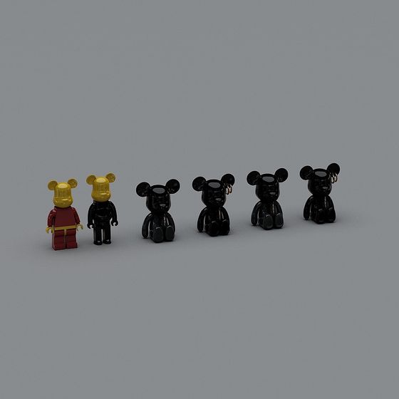 Mickey Mouse Figurines 3D model