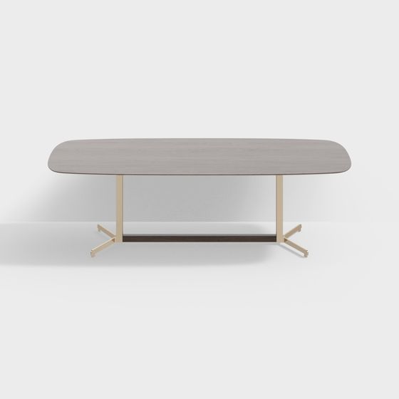 Sleek Conference Table 3D model