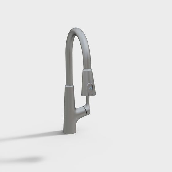 Futuristic Smart Faucet 3D model for Modern Kitchens