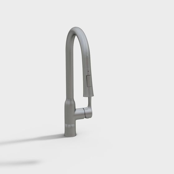 Sleek Modern Kitchen Faucet 3D model